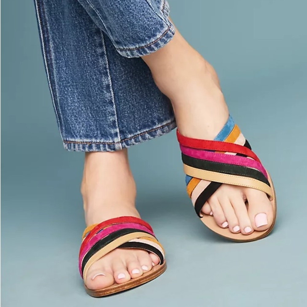 ANTHROPOLOGIE / RAYE Silvie Sandals - Sz 7